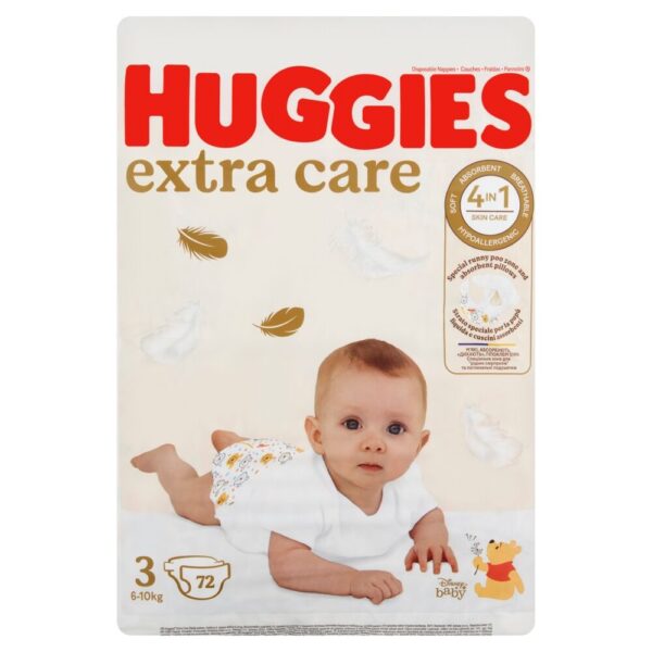 Huggies Extra Care Nadrágpelenka 6-10 kg Midi 3 (72db)