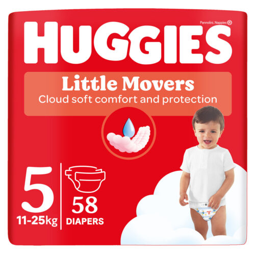 Huggies Little Movers Nadrágpelenka 11-25kg Junior 5 (58db)