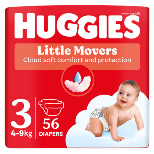 Huggies Little Movers Nadrágpelenka 4-9kg Midi 3 (56db)