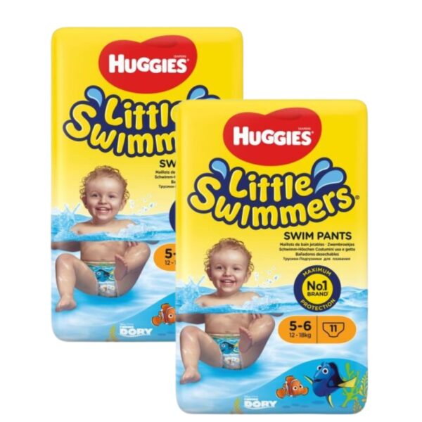 Huggies Little Swimmers eldobható Úszópelenka 12-18kg Junior 5-6 (22db)