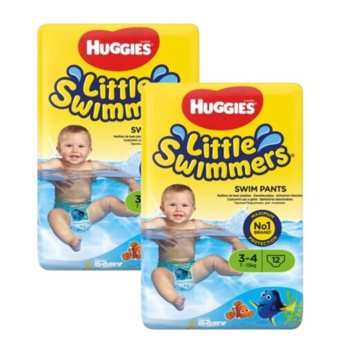 Huggies Little Swimmers eldobható Úszópelenka 7-15kg Midi 3-4 (24db)