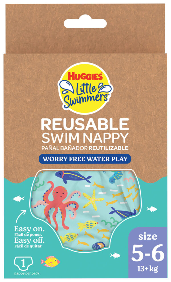 Huggies Little Swimmers mosható Úszópelenka 13kg+ Junior 5-6 - Un...