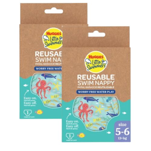 Huggies Little Swimmers mosható Úszópelenka 13kg+ Junior 5-6 - Un...