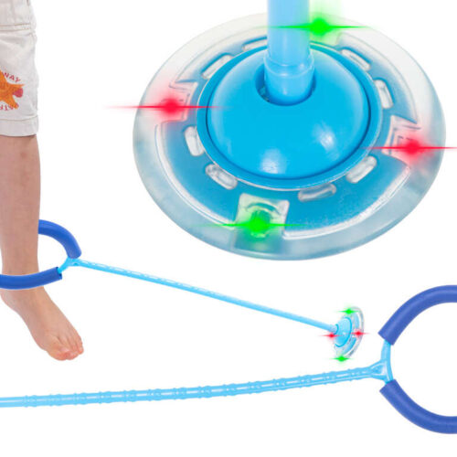 Hula hop láb ugráló labda világító LED kék