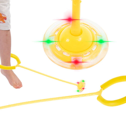 Hula hop láb ugráló labda világító LED sárga