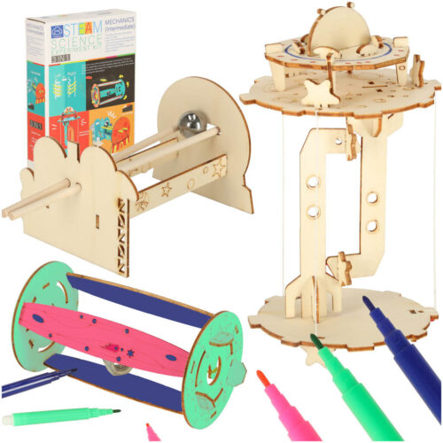 Ikonka 3in1 mechanikus DIY tudományos készlet