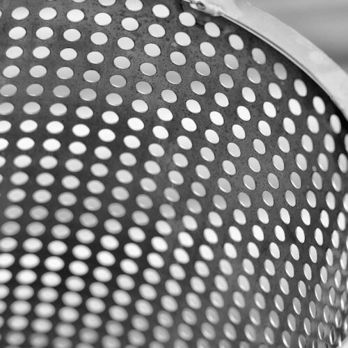 Inox magozó rosta 5 mm-es