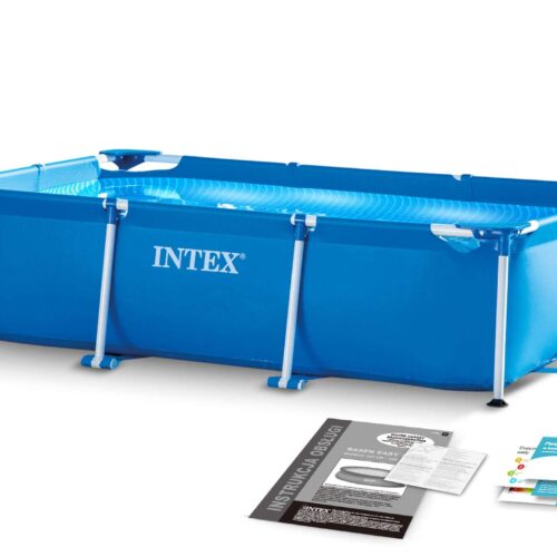 Intex fémvázas Medence javító készlettel 28272NP 300x200x75cm - Kék