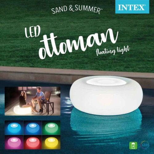 INTEX LED Zsámoly - Felfújható - 86x33cm