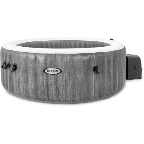 Intex PureSPA Greywood Deluxe 4 személyes 196x71cm Felfújható Jak...