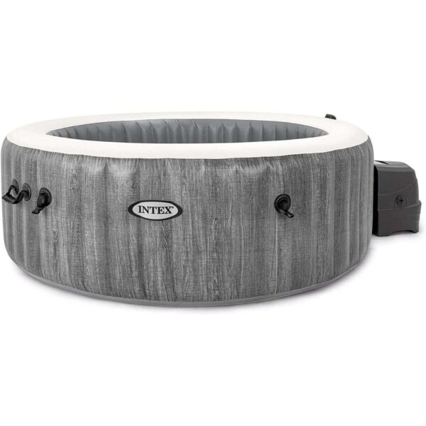 Intex PureSPA Greywood Deluxe 4 személyes 196x71cm Felfújható Jak...