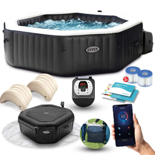Intex PureSPA Jet & Bubble 6 személyes 218x71cm Felfújható Ja...
