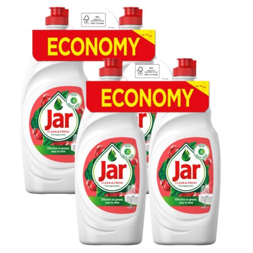 Jar Clean & Fresh Mosogatószer Pomegranate & Honeysuckle 4x900ml