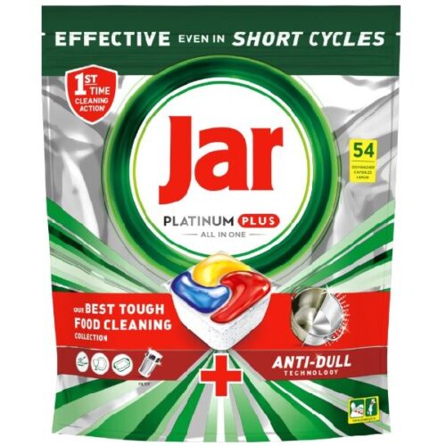 Jar Mosogatókapszula 54db-os 838gr Platinum Plus All in One Lemon...