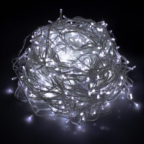 Jégcsap Fényfüggöny - 500 LED - 20m - Hideg Fehér