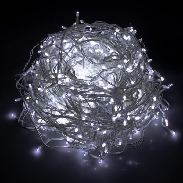 Jégcsap Fényfüggöny - 500 LED - 20m - Hideg Fehér