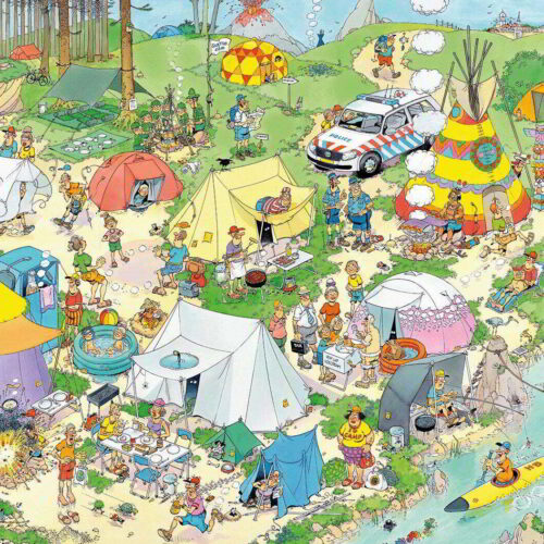 Jumbo Erdei tábor - 1000 darabos puzzle