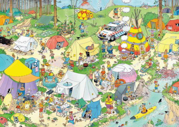 Jumbo Erdei tábor - 1000 darabos puzzle