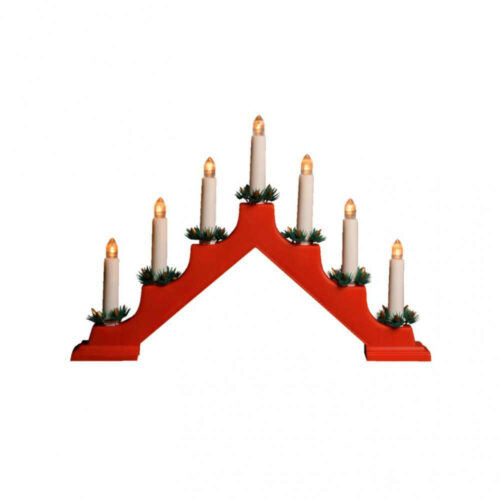 KAL - LED Gyertyapiramis - 7 LED - 41x27cm