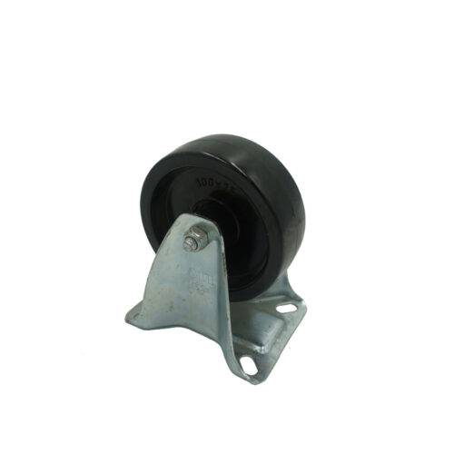 Kerék fix bakelit hőálló 270C-ig inox villás 100 44107