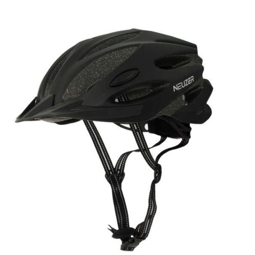 Kerékpáros Sisak In Mould M napellenzővel (55-58cm) matt fekete