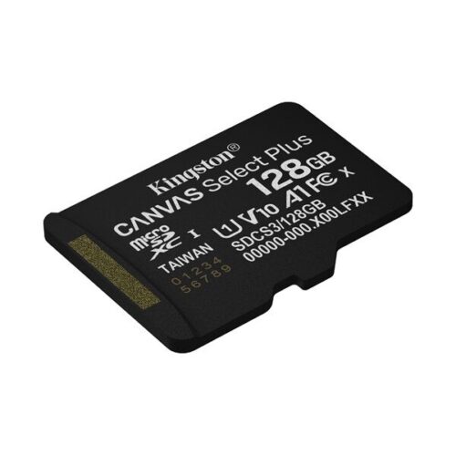 Kingston memóriakártya microsdxc 128gb canvas select plus gen3 15...