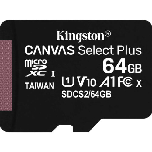 Kingston SDCS2/64GB memóriakártya MicroSDXC 64GB Canvas Select Pl...