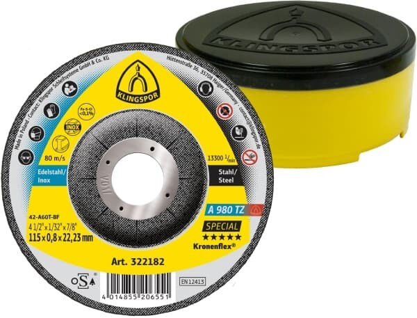 Klingspor A 980 TZ vágókorong 125x0