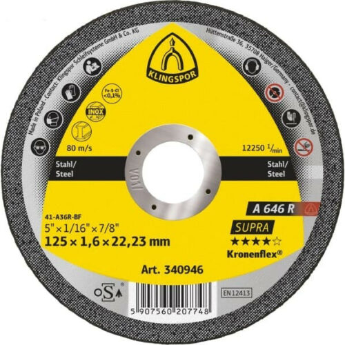 Klingspor A646R Vágókorong 180x1
