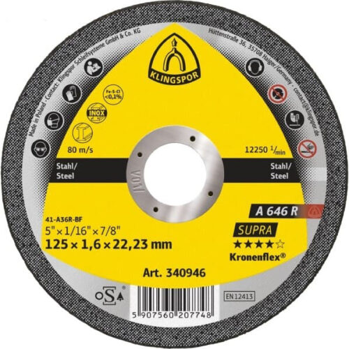 Klingspor A646R Vágókorong 230x1
