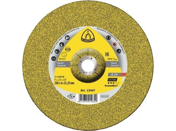 Klingspor Csiszolókorong A 24 EX115x6x22