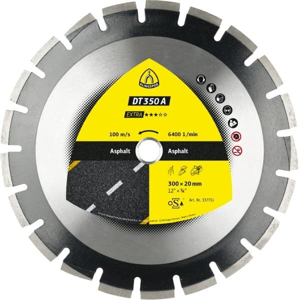Klingspor DT 350 gyémántvágó 400x3