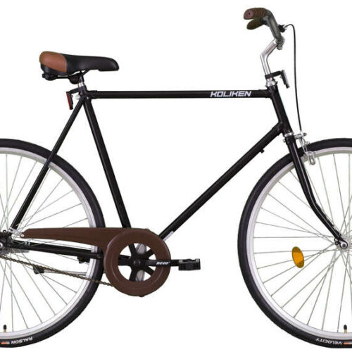 KOLIKEN 28" Férfi kontrás kerékpár fekete 59 cm-es váz