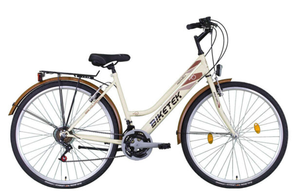 Koliken Biketek Maxwell váltós női Trekking Kerékpár 28" - bézs