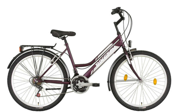Koliken Biketek Oryx ATB női Városi Kerékpár 26" - bordó