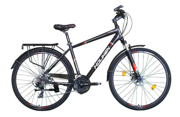 Koliken Blackbrook 28" férfi Kerékpár - fekete-piros