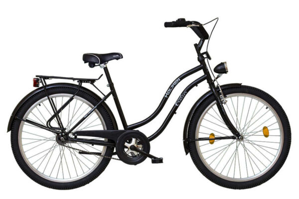 Koliken Cruiser női Városi Kerékpár 26" - fekete