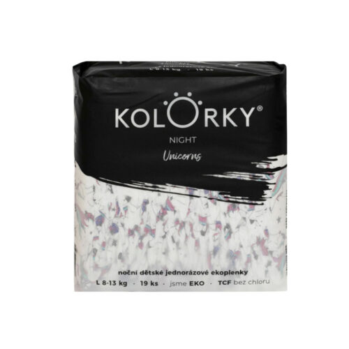 KOLORKY NIGHT Egyszer használatos öko éjszakai pelenkák L (8-13 k...