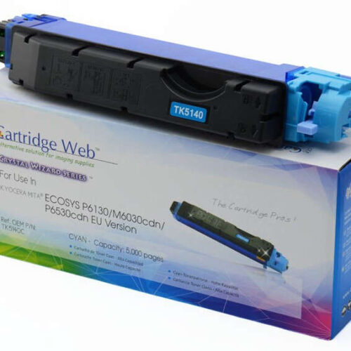 KYOCERA TK5140C Toner Cyan CHIPPES CartridgeWeb (For use)