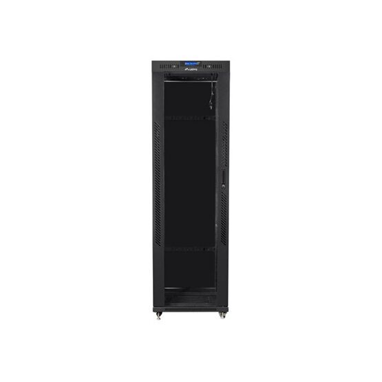 Lanberg 19" szabadon álló rack szekrény 42U/600X800 üvegajtó...