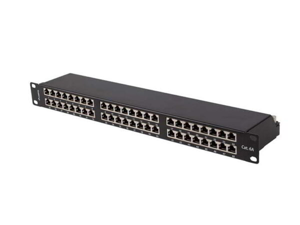 Lanberg - 48 Portos Patch Panel - Cat6A FTP - 19"