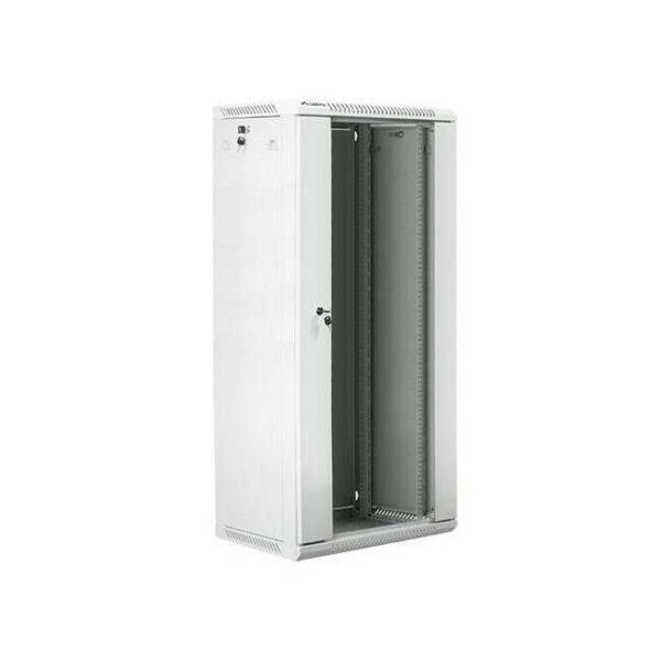 Lanberg Fali Rack Szekrény - 19'' 27U - Üvegajtó