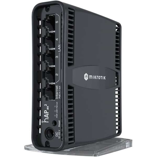 LAN/WIFI MikroTik hAP ax2 router