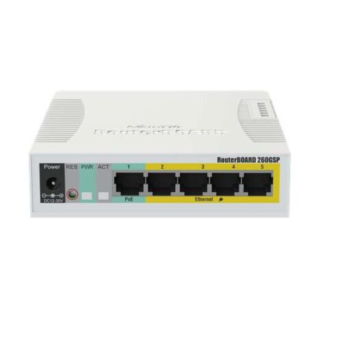 LAN/WIFI MikroTik RB260GSP 5x gigabites LAN porttal