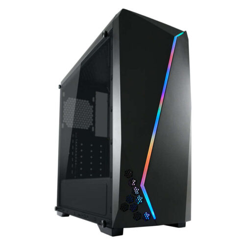 LC-Power Gaming 700B - Hexagon Midi Tower Fekete