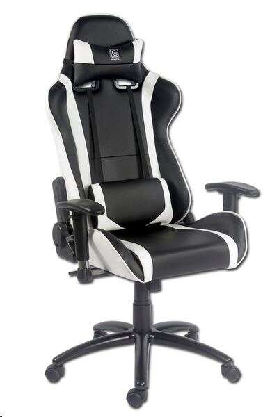 LC Power LC-GC-2 Gamer Szék - Fekete-Fehér