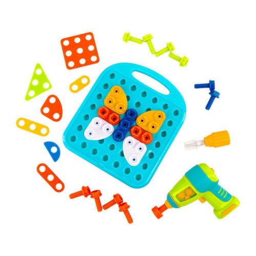 Learning Resources - Csavarozós Fejlesztő Játék - Színes Építő Műhely