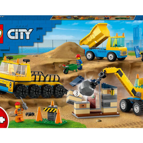 LEGO City Építőipari Járművek - Bontógolyós Daru - 235 db