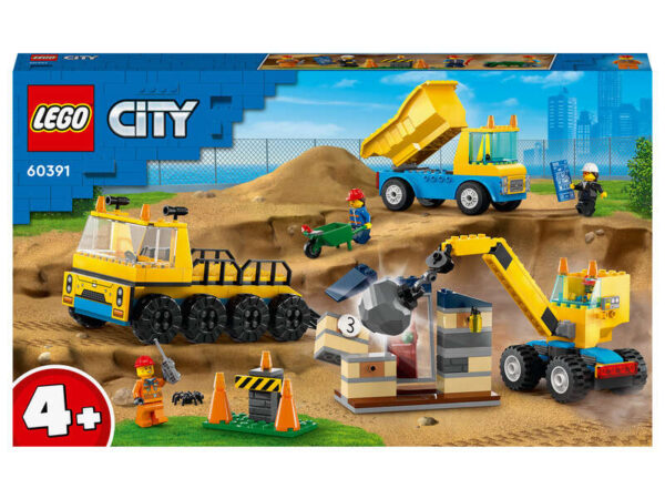 LEGO City Építőipari Járművek - Bontógolyós Daru - 235 db