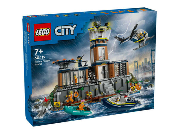 LEGO - City Rendőrségi Börtönsziget - Játékkészlet - 980 elem